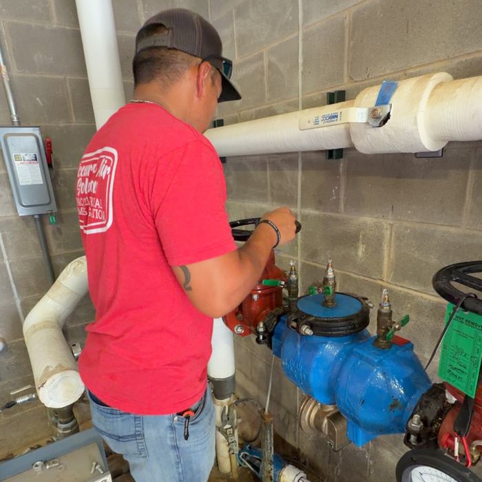 Certified backflow assembly testing