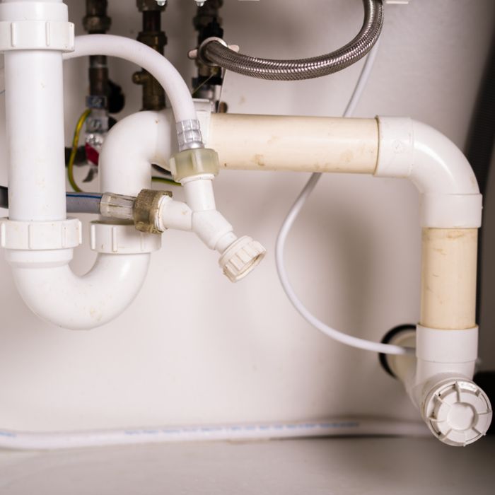 Under-sink leak repair