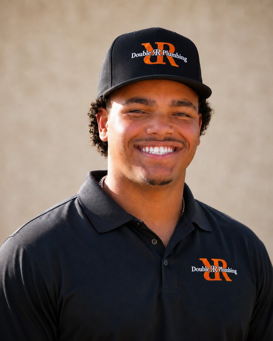 Trey Johnson, plumbing apprentice at Double R Plumbing